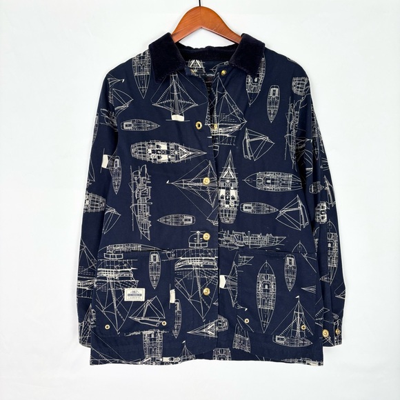 Ralph Lauren Jackets & Blazers - Ralph Lauren US Marine 1967 Division Boats Canvas Jacket Size M Navy Blue